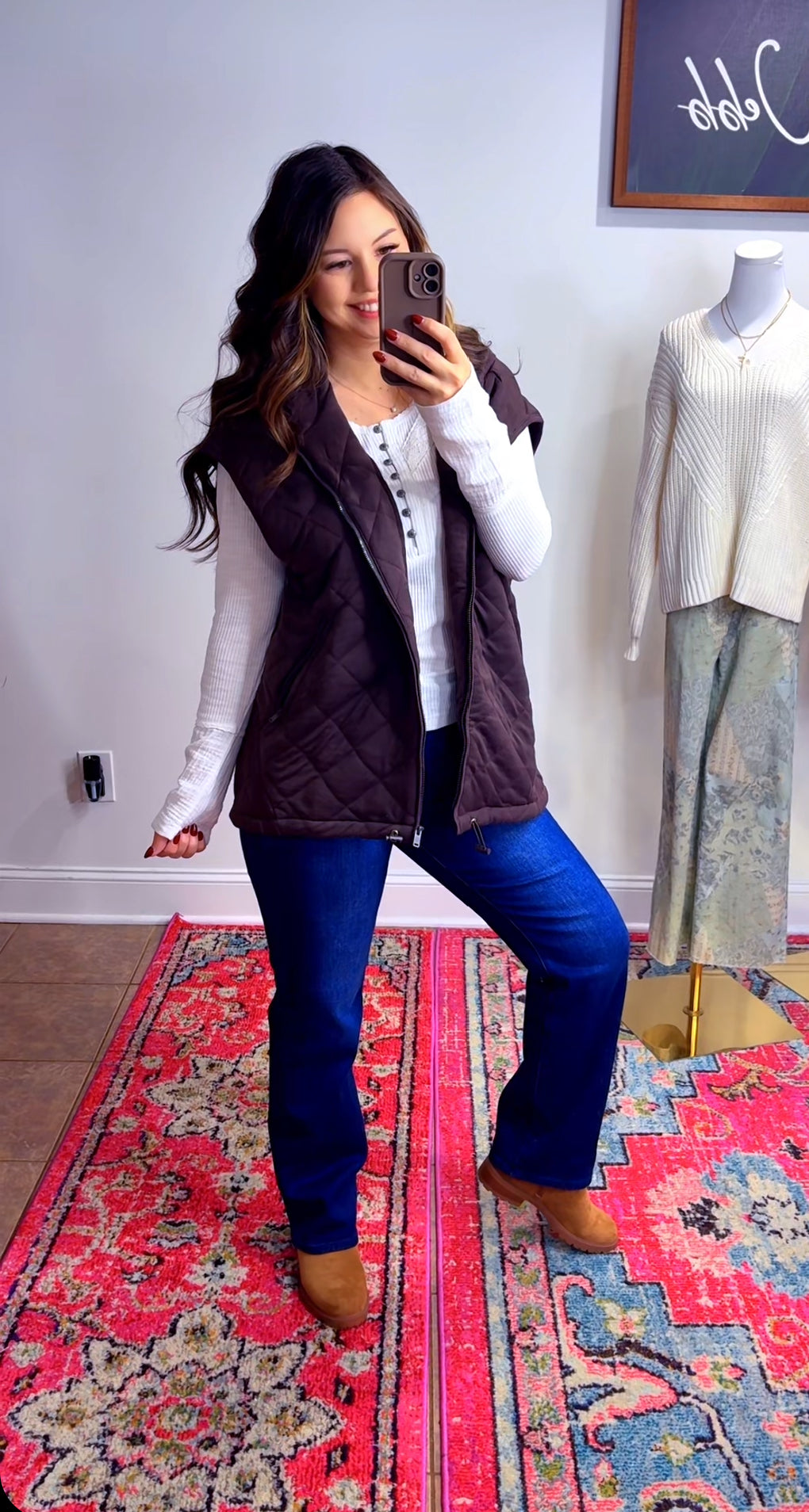 Quilted For Fall Vest (2 Colors)
