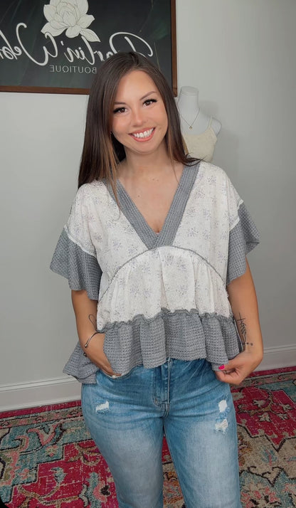 Too Cute Floral Top