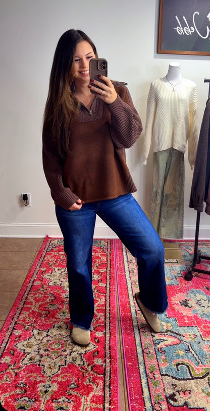 Fall Chocolates Quarter Zip