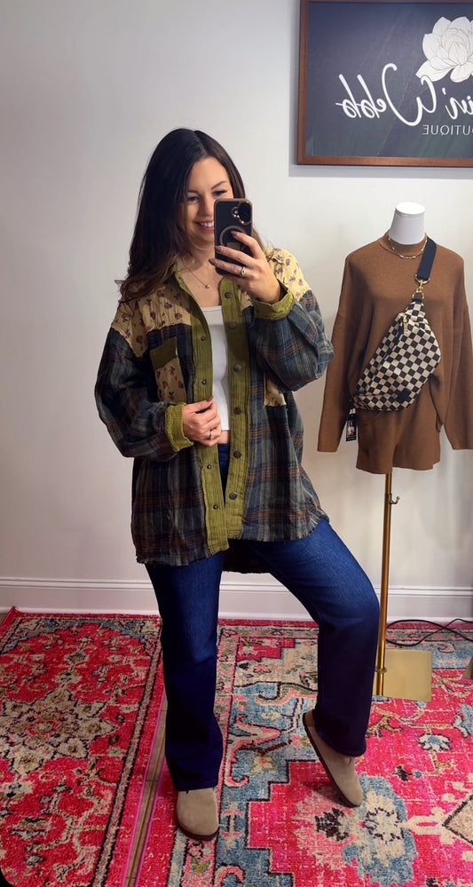 Blossom This Fall Button Up (2 Colors)