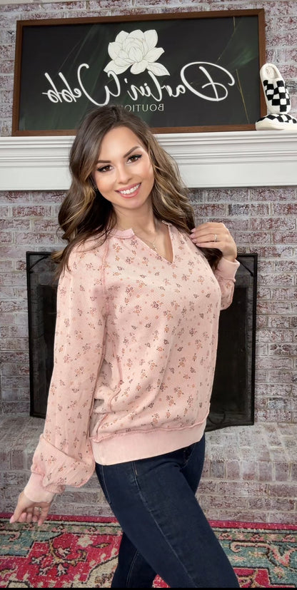 Blooming My Way Top (PINK)