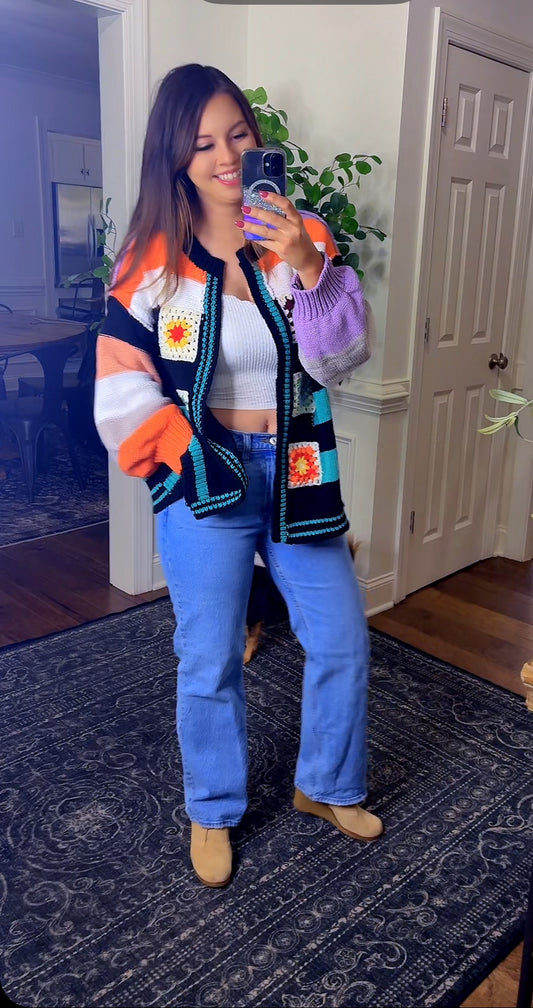 Chenille Vibes Cardigan