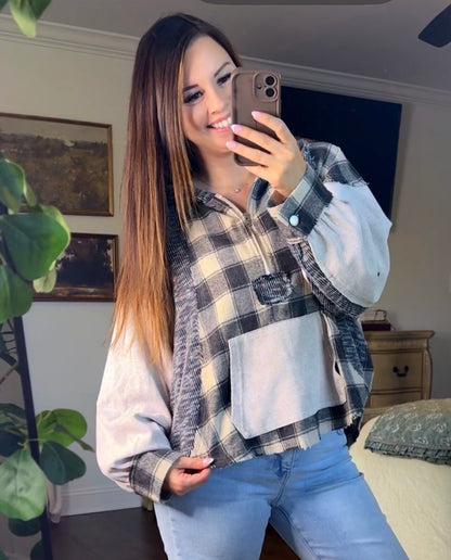 Thermal Print Patch Jacket (2 colors)