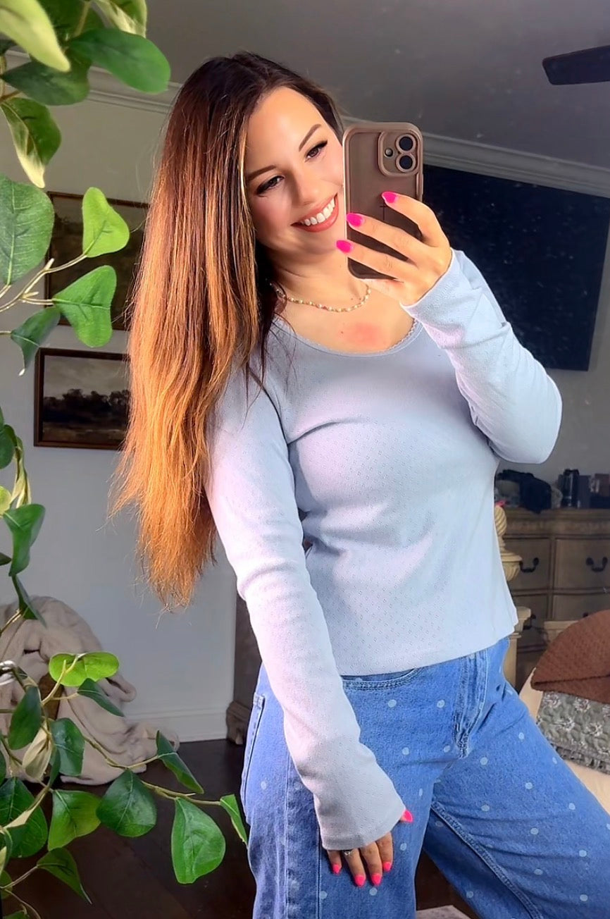 Raglan Sleeve Layering Top
