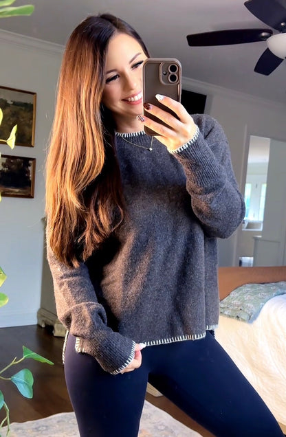 Everyday Charm Sweater- Zenana