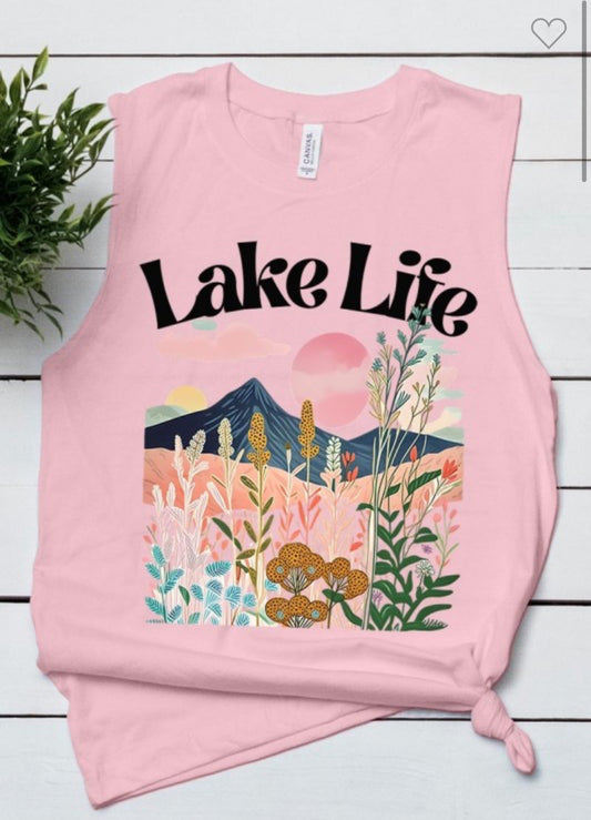 Lake Life Graphic Tank