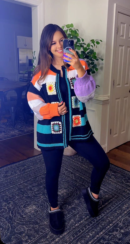Chenille Vibes Cardigan