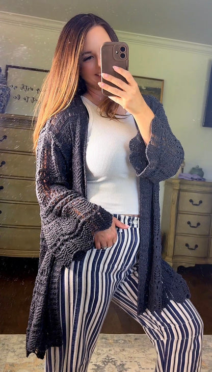 POL Wild Woven Cardigan