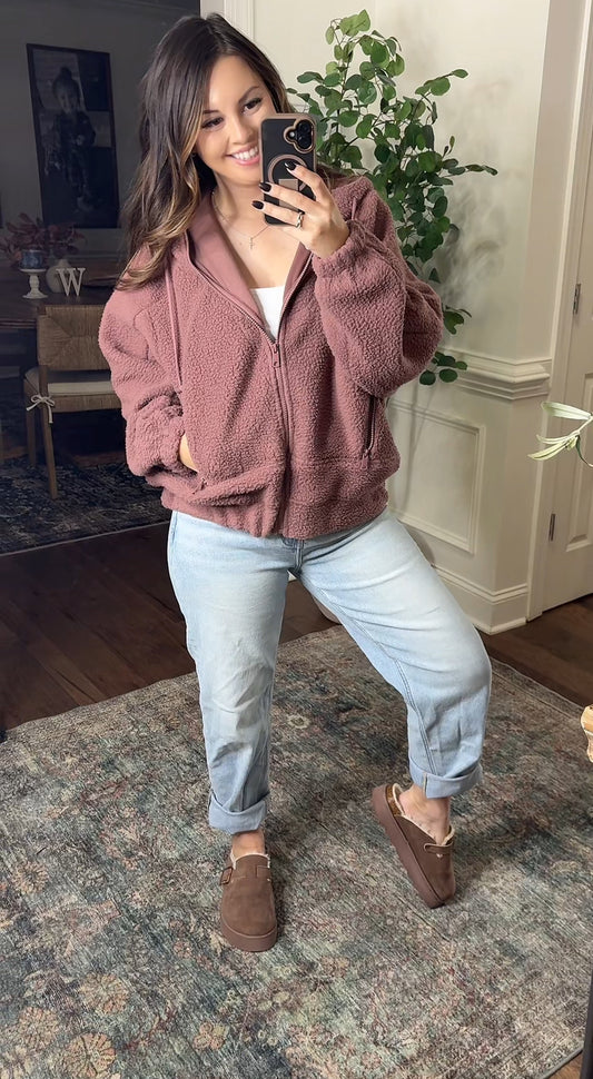 Surely Sherpa Jacket (2 Colors)