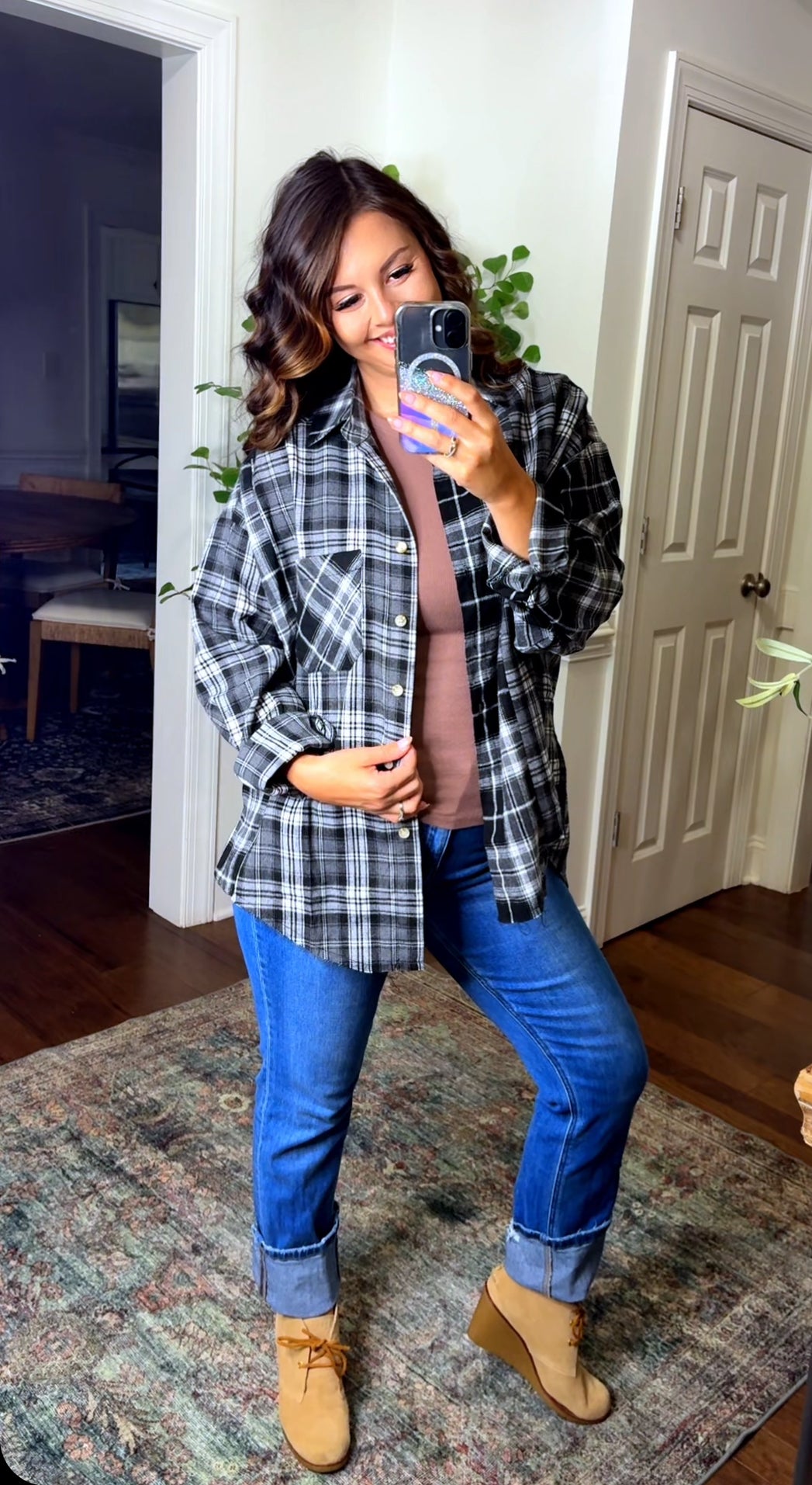 Darling Plaid Flannel (4 Colors)
