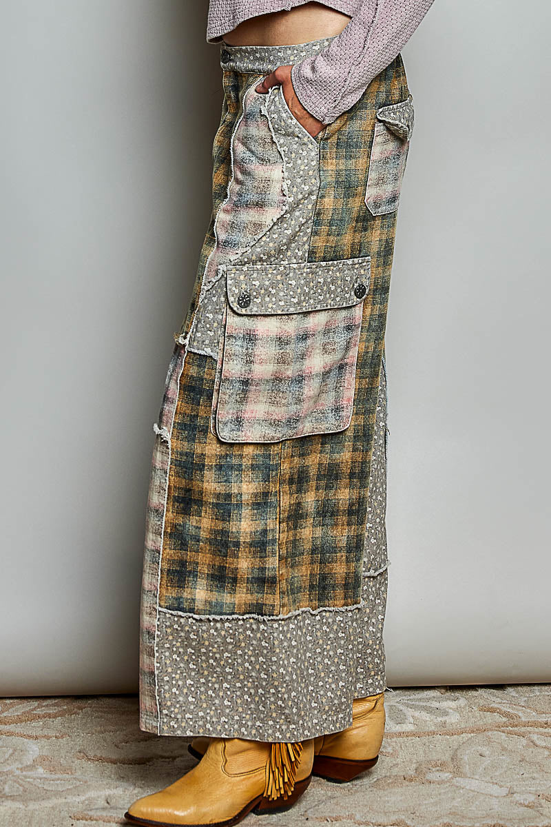 Wild & Free Patchwork Pants- POL
