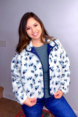 Petals in Blue Jacket