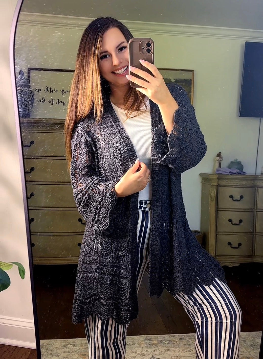 POL Wild Woven Cardigan
