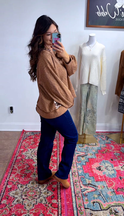 Touch of Floral Pullover