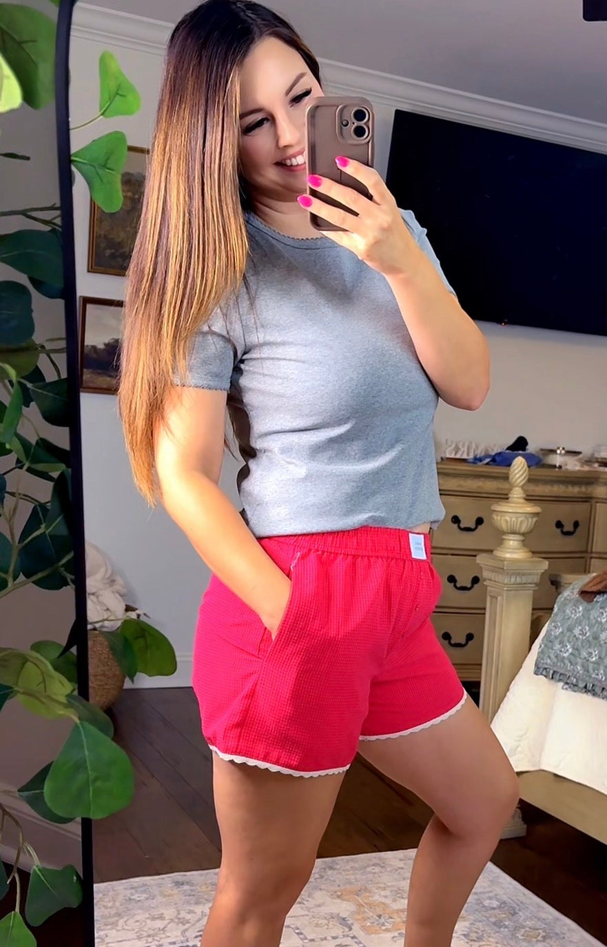 Things Between Scalloped Shorts