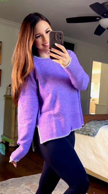 Everyday Charm Sweater- Zenana