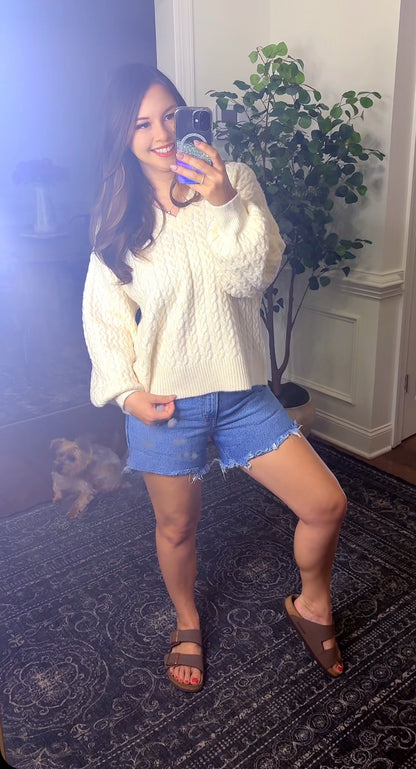 Soft To Touch Sweater POL (Cream)