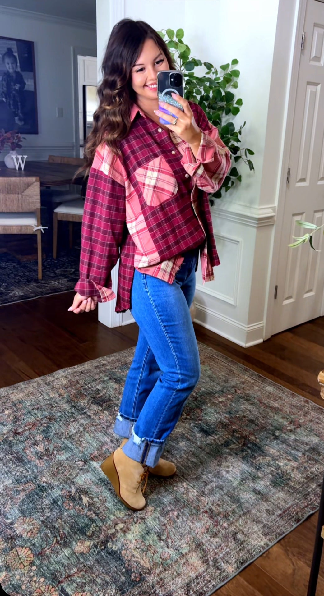 Darling Plaid Flannel (4 Colors)