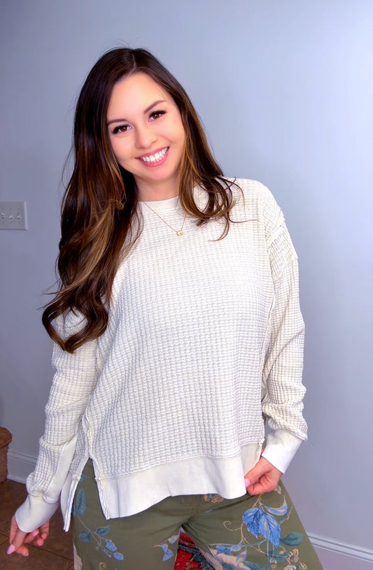 Autumn Ribbed Top (3 Colors)