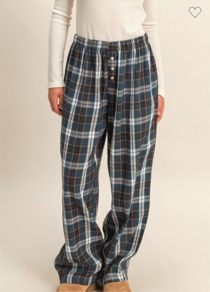 Plaid Flannel PJ Bottoms (3 Colors)