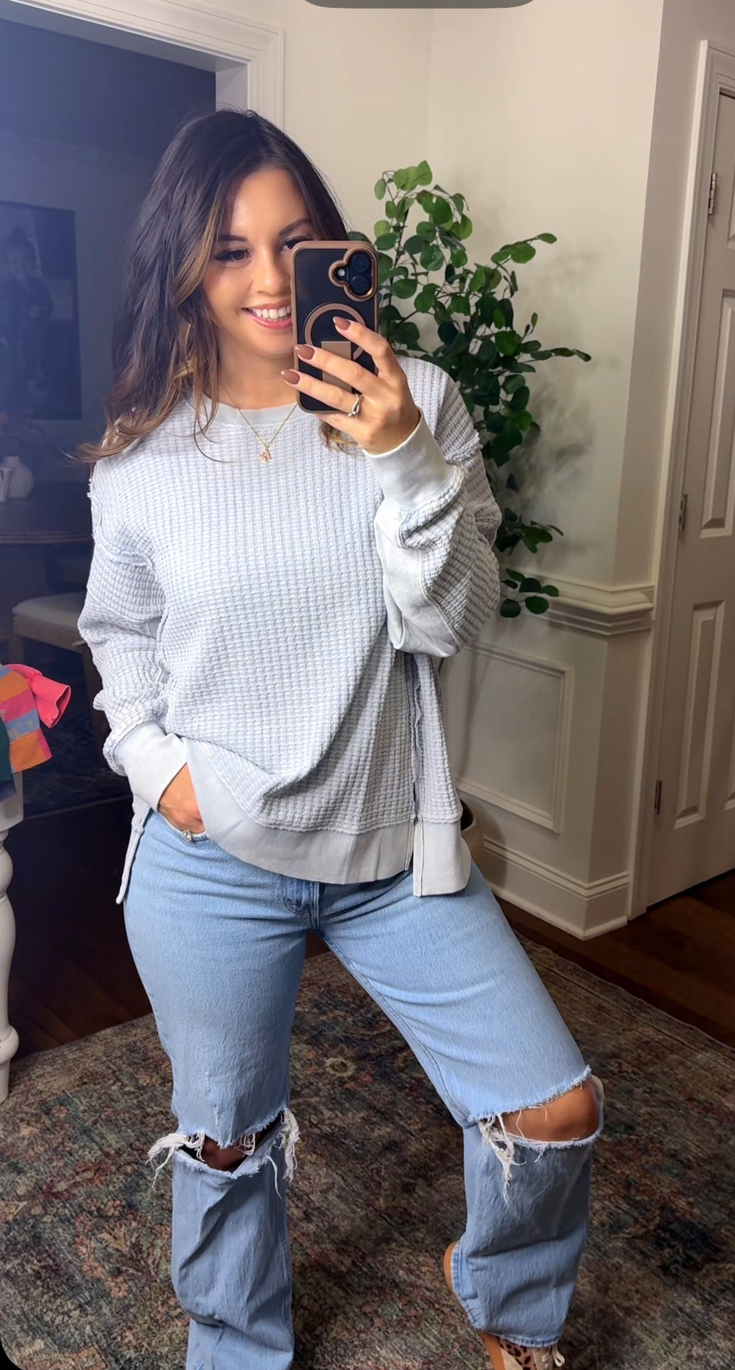 Autumn Ribbed Top (4 Colors)