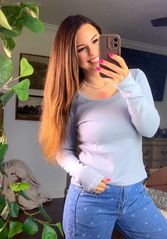 Raglan Sleeve Layering Top