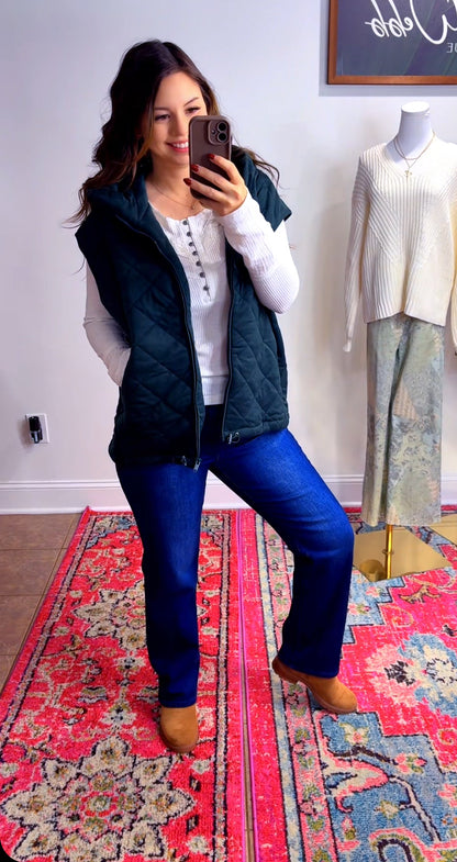 Quilted For Fall Vest (2 Colors)