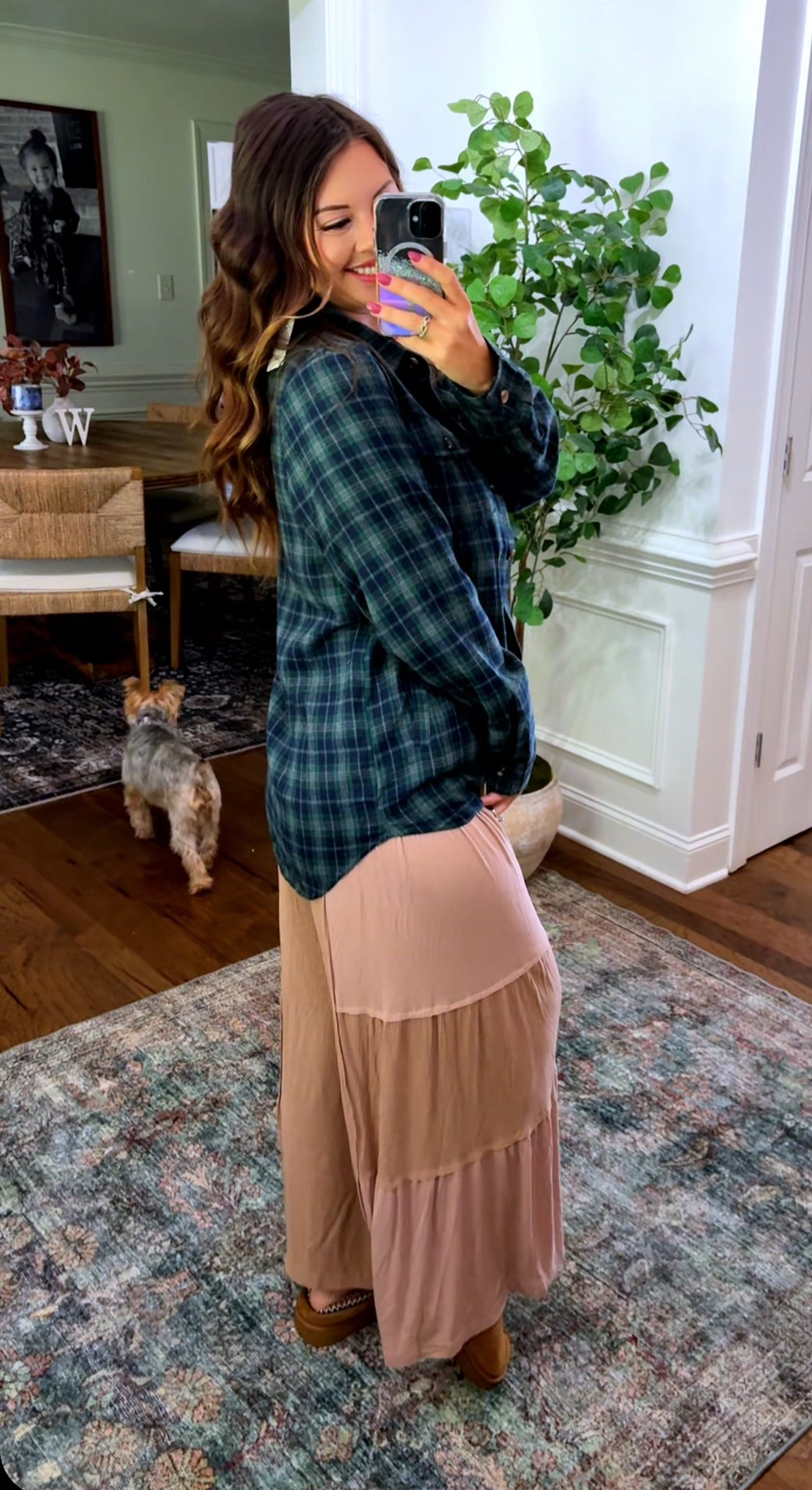 Darling Green Flannel