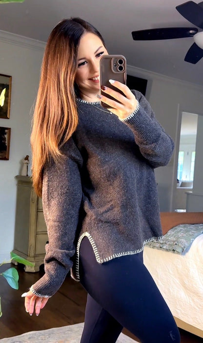 Everyday Charm Sweater- Zenana