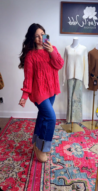 Raspberry This Christmas Sweater