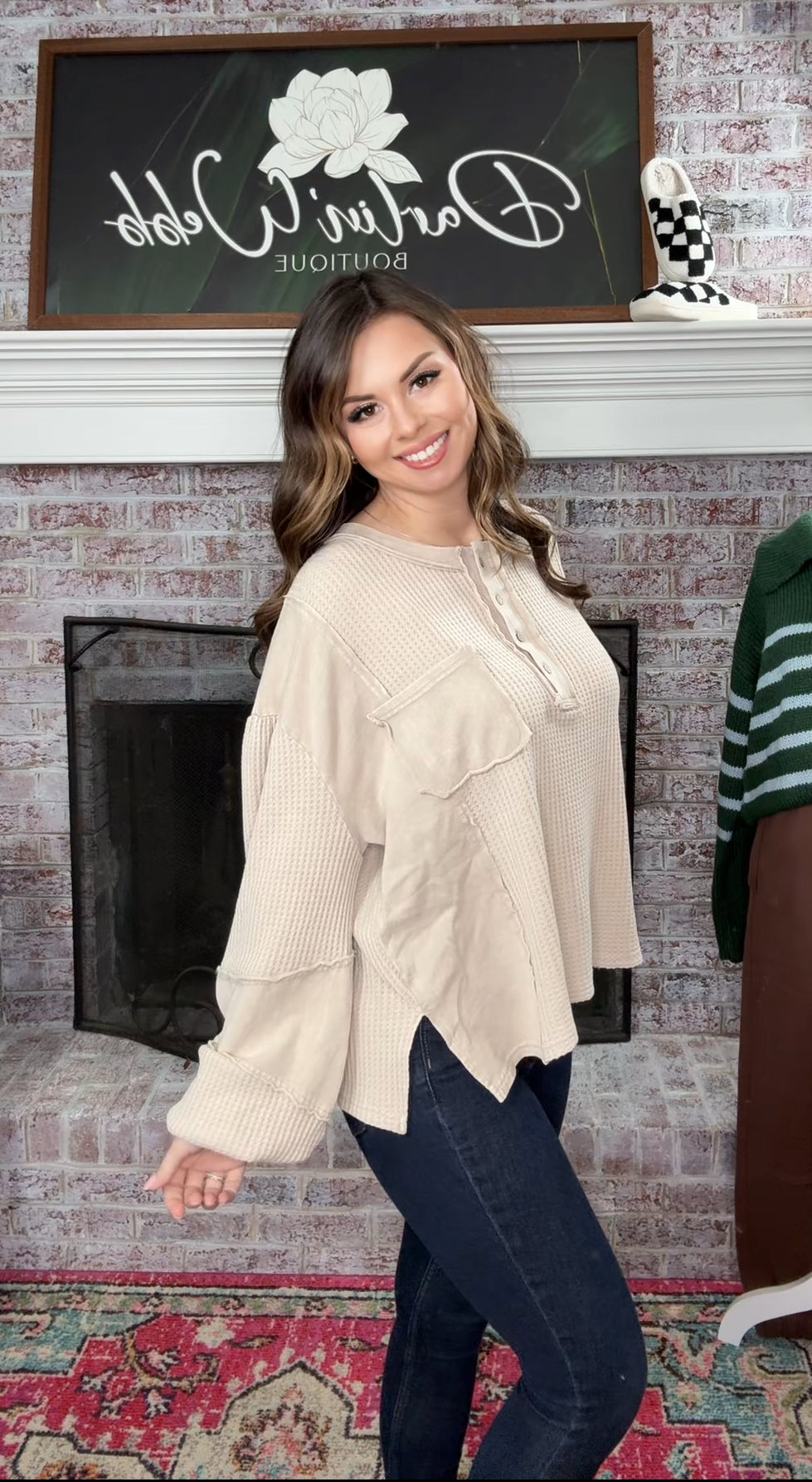 Touch of Neutral Tones Top