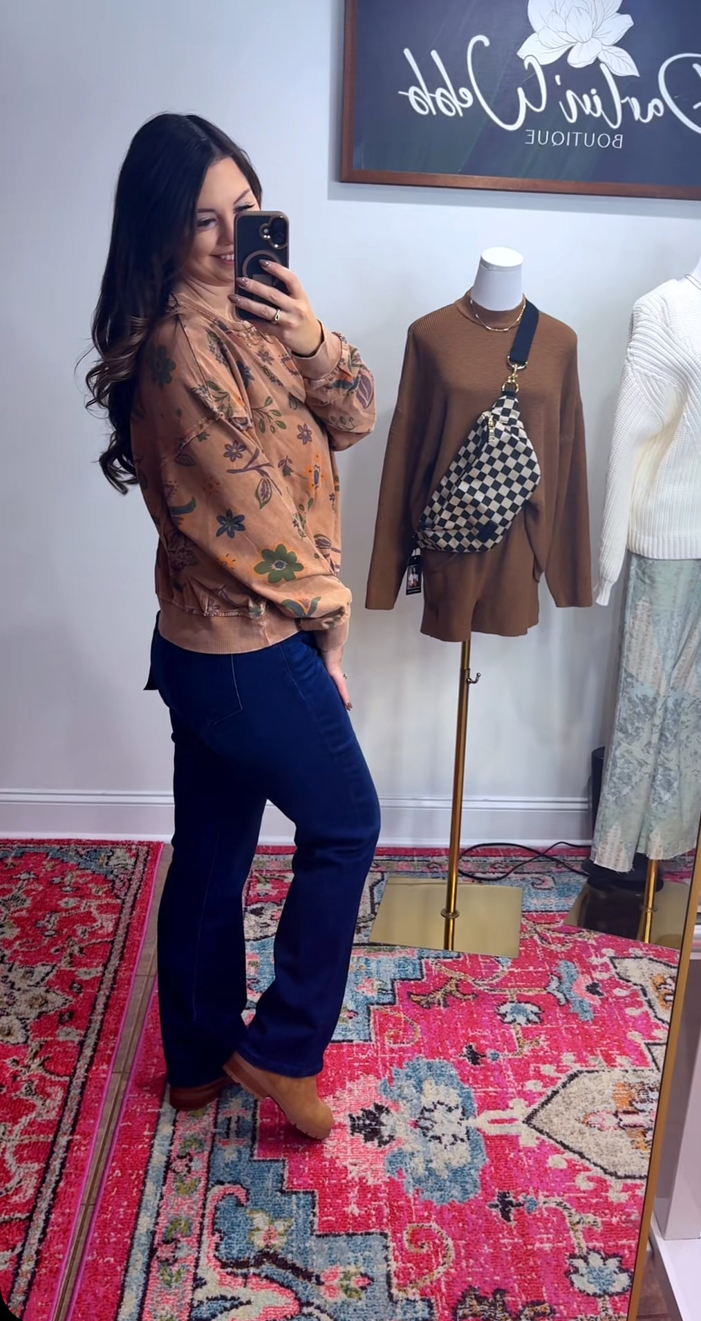 Fall Floral Pullover (2 Colors)