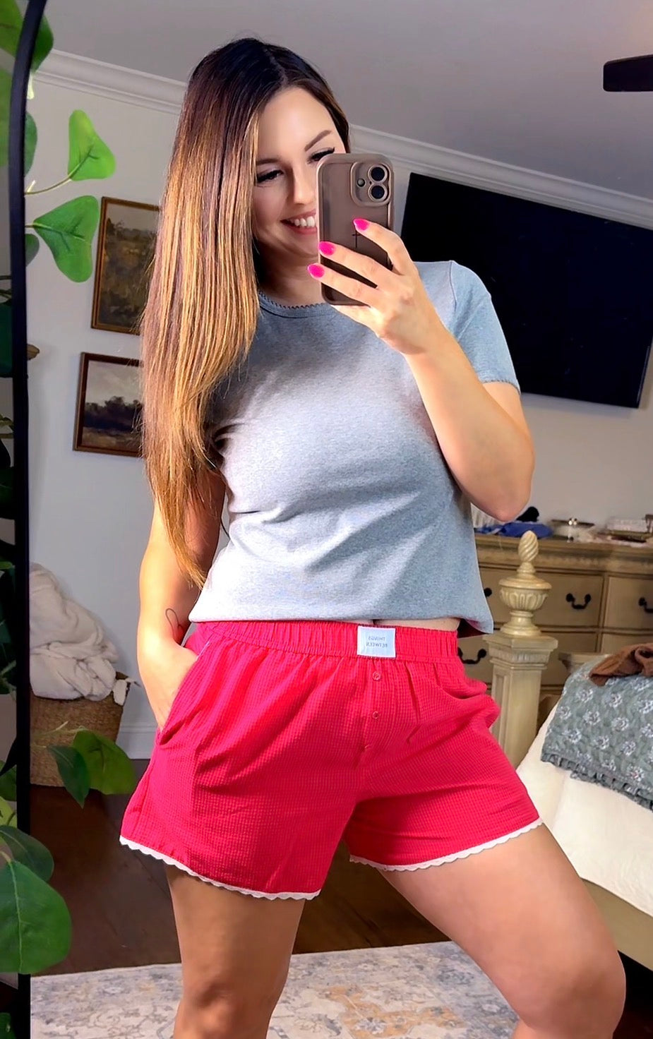 Things Between Scalloped Shorts