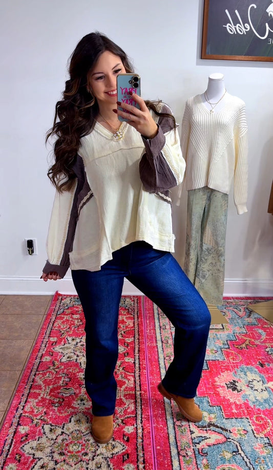 Touch Of Boho Top (2 Colors)