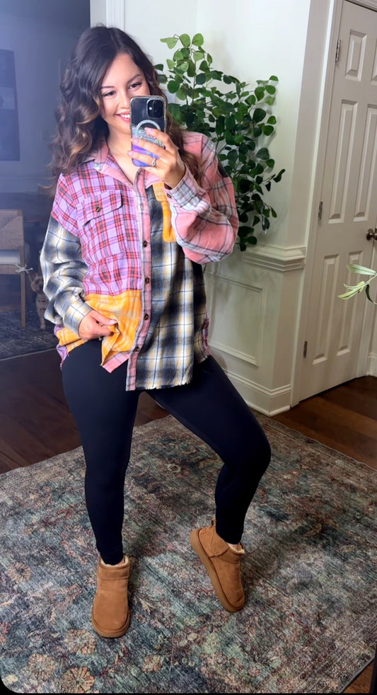 Farmhouse Plaid Button Up