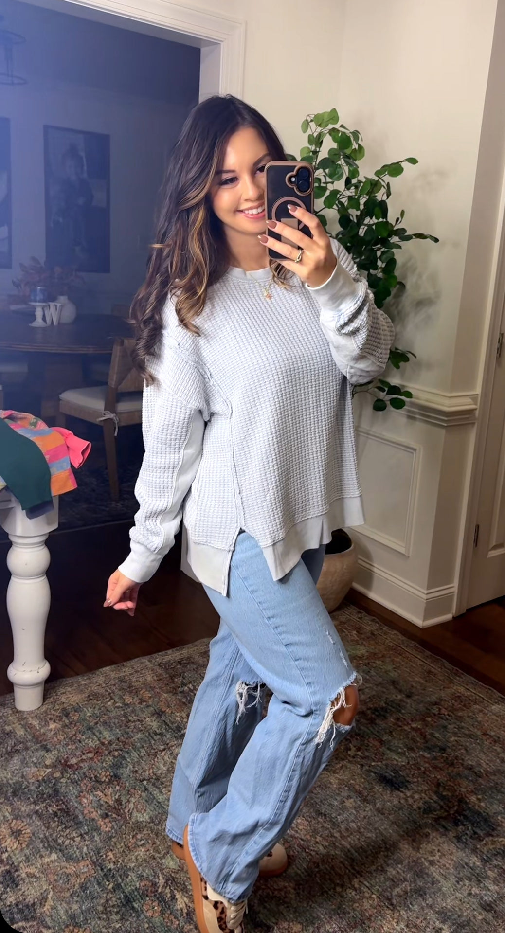 Autumn Ribbed Top (4 Colors)