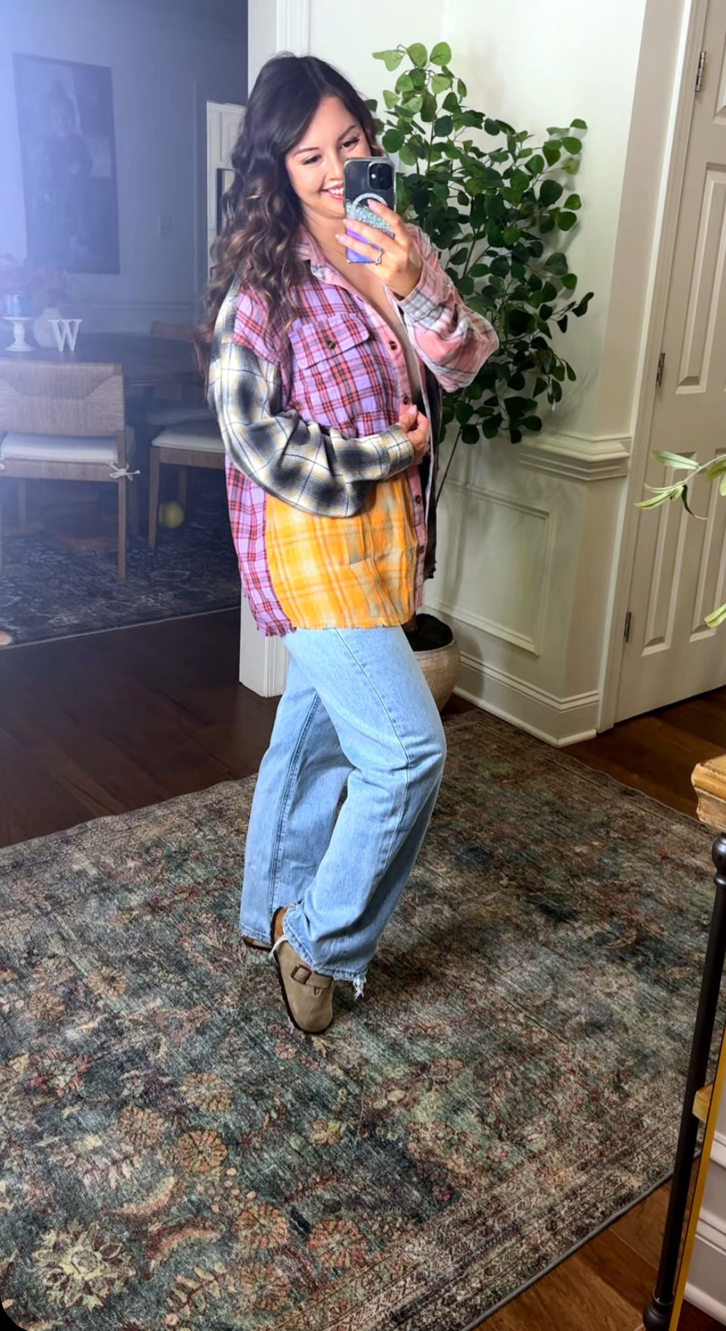 Farmhouse Plaid Button Up