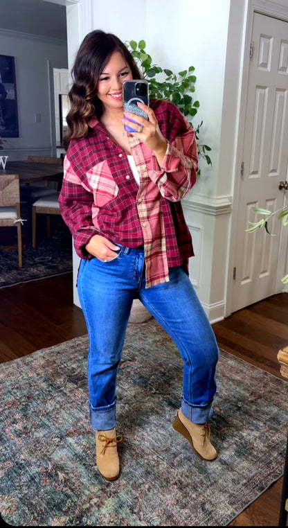 Darling Plaid Flannel (4 Colors)