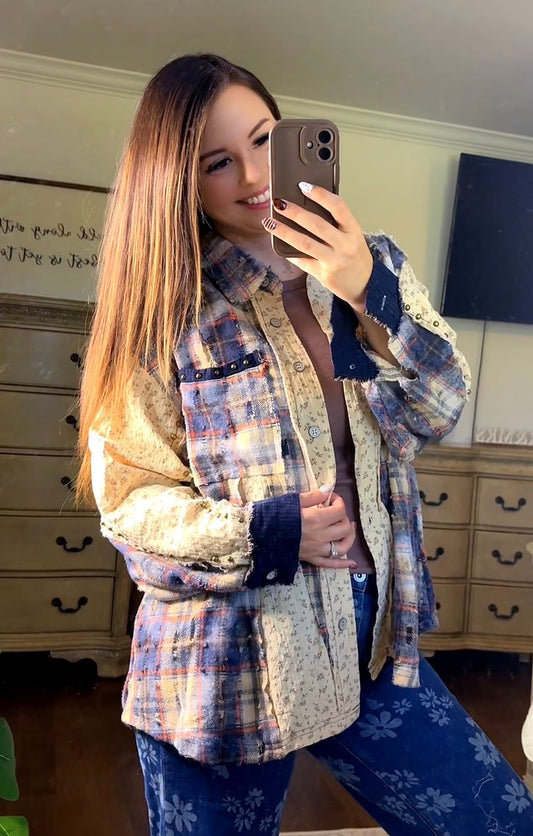 Prairie Patchwork Flannel- POL