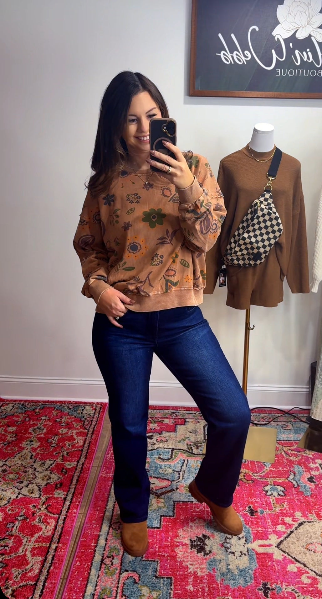 Fall Floral Pullover (2 Colors)