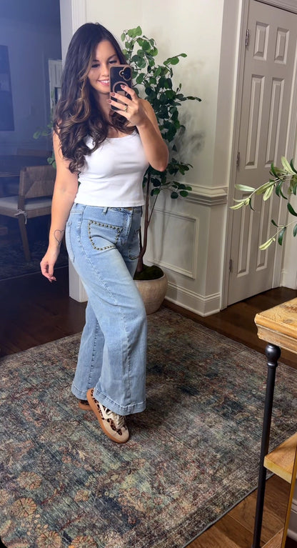 Tell Me About It Stud Jeans