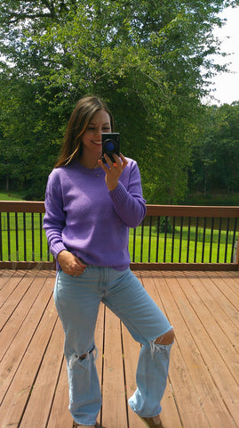 Fall Ready Top (Purple)
