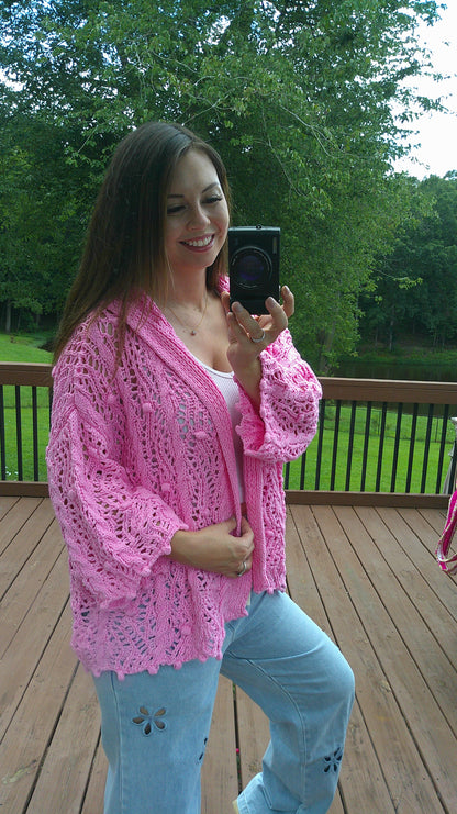 Pastel My Life Cardigan Pink (POL)
