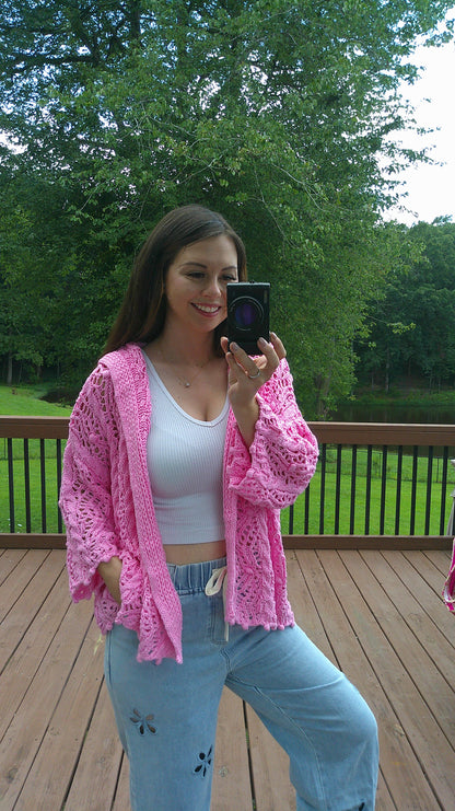 Pastel My Life Cardigan Pink (POL)