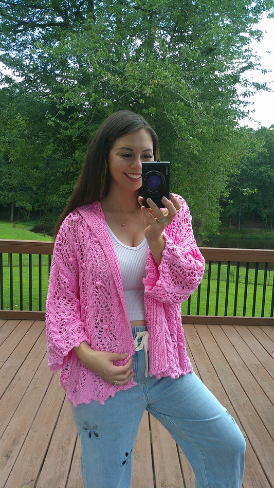 Pastel My Life Cardigan Pink (POL)