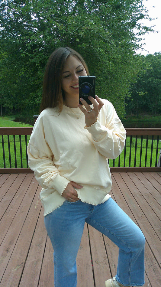 Pearl Me Knot Top