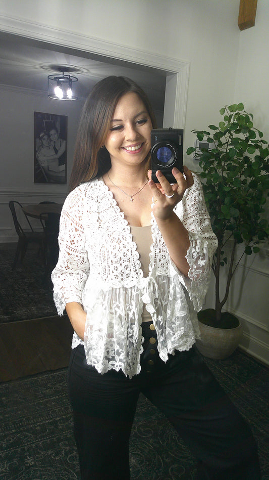Elegant In Lace Cardigan (POL)
