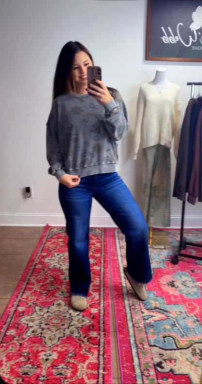 Fall Floral Pullover (2 Colors)