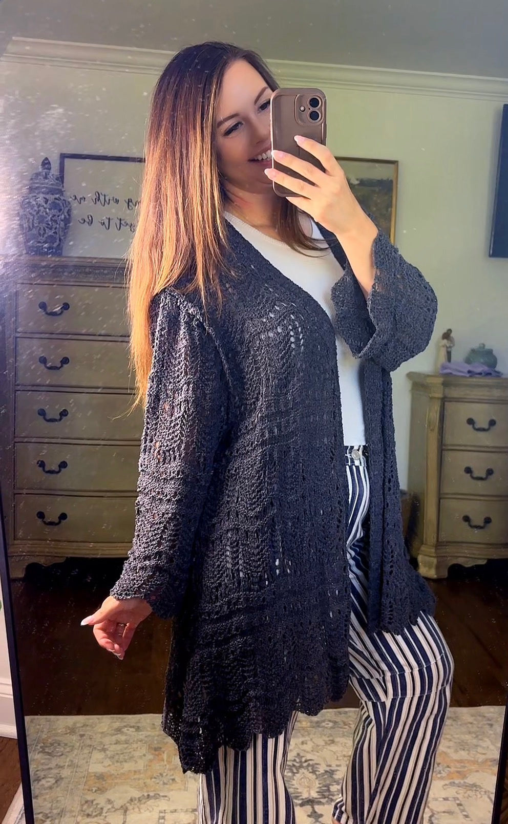 POL Wild Woven Cardigan
