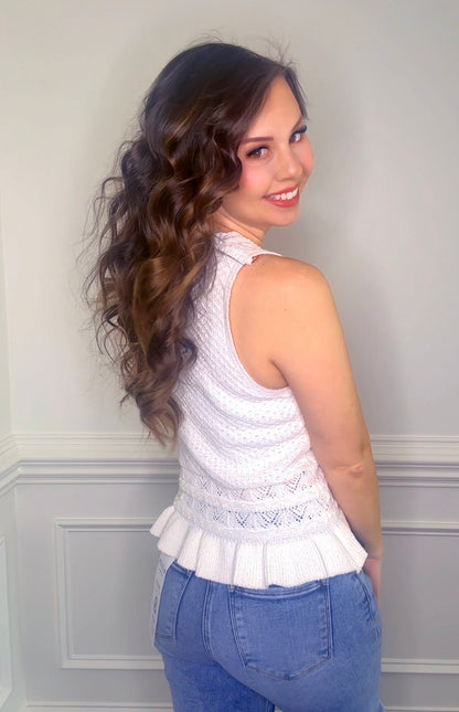 Ruffled Hemline Tank *Final Sale* *NonRefundable*